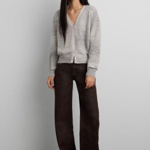 BOUCLE V-NECK CARDIGAN