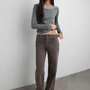 CLEAN WAISTBAND TWILL PANT