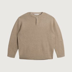 TEXTURED CREWNECK SWEATER