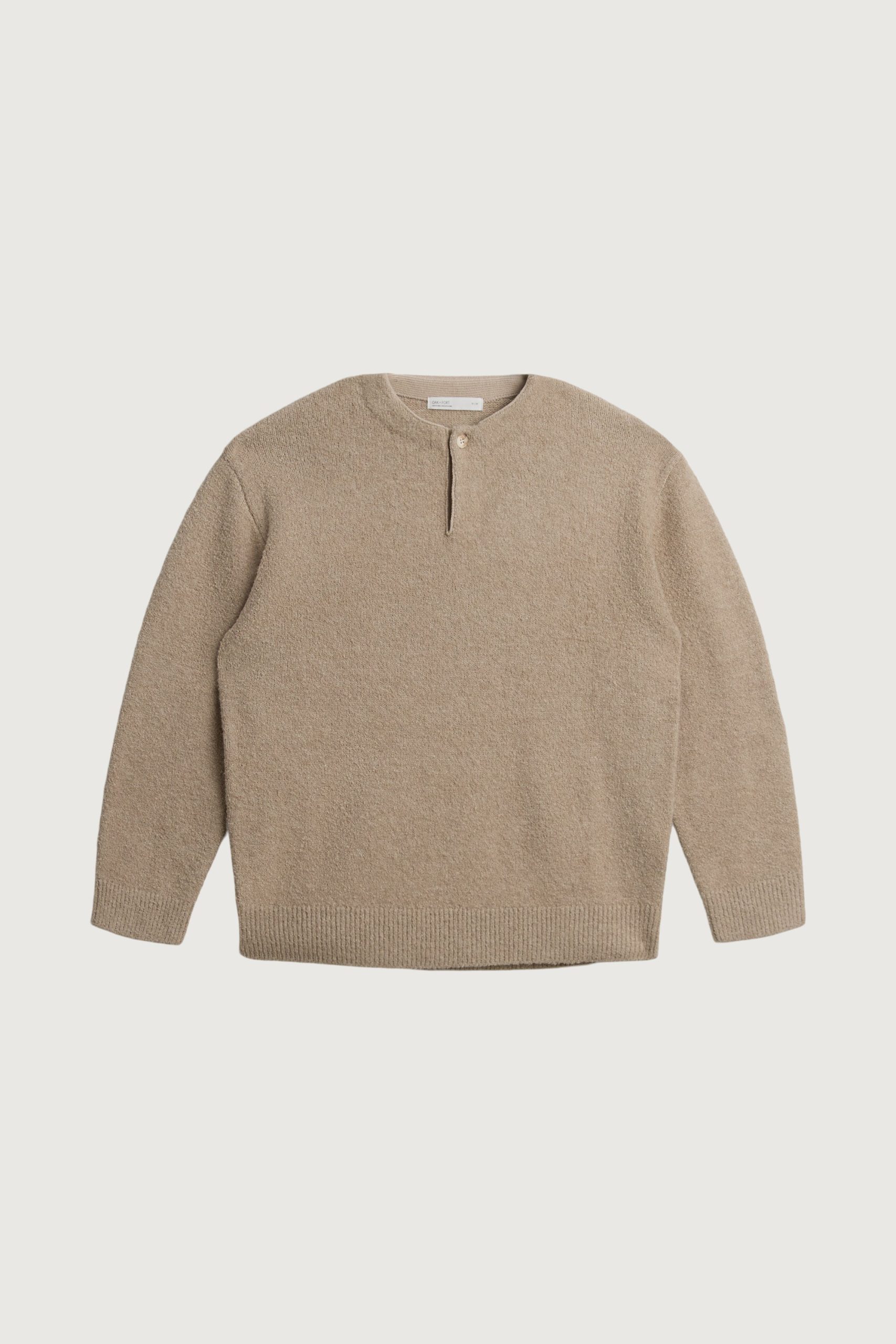 TEXTURED CREWNECK SWEATER